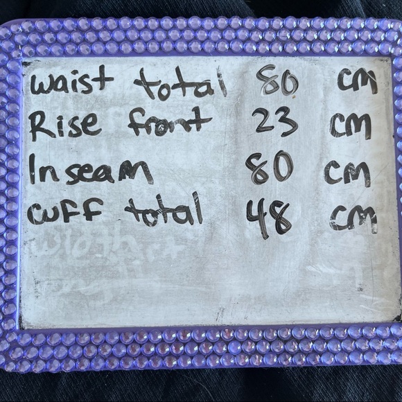 RW&Co Size Stipe Pant Bottom Trouser  Flared Pockets 12 - Picture 10 of 10